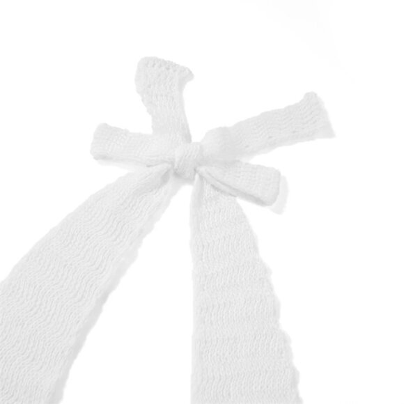 🆕 Beach Crochet Backless Maxi Dress with Deep V Halter Neck - Picture 7 of 9